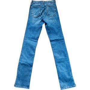 Zara split hem skinny jeans